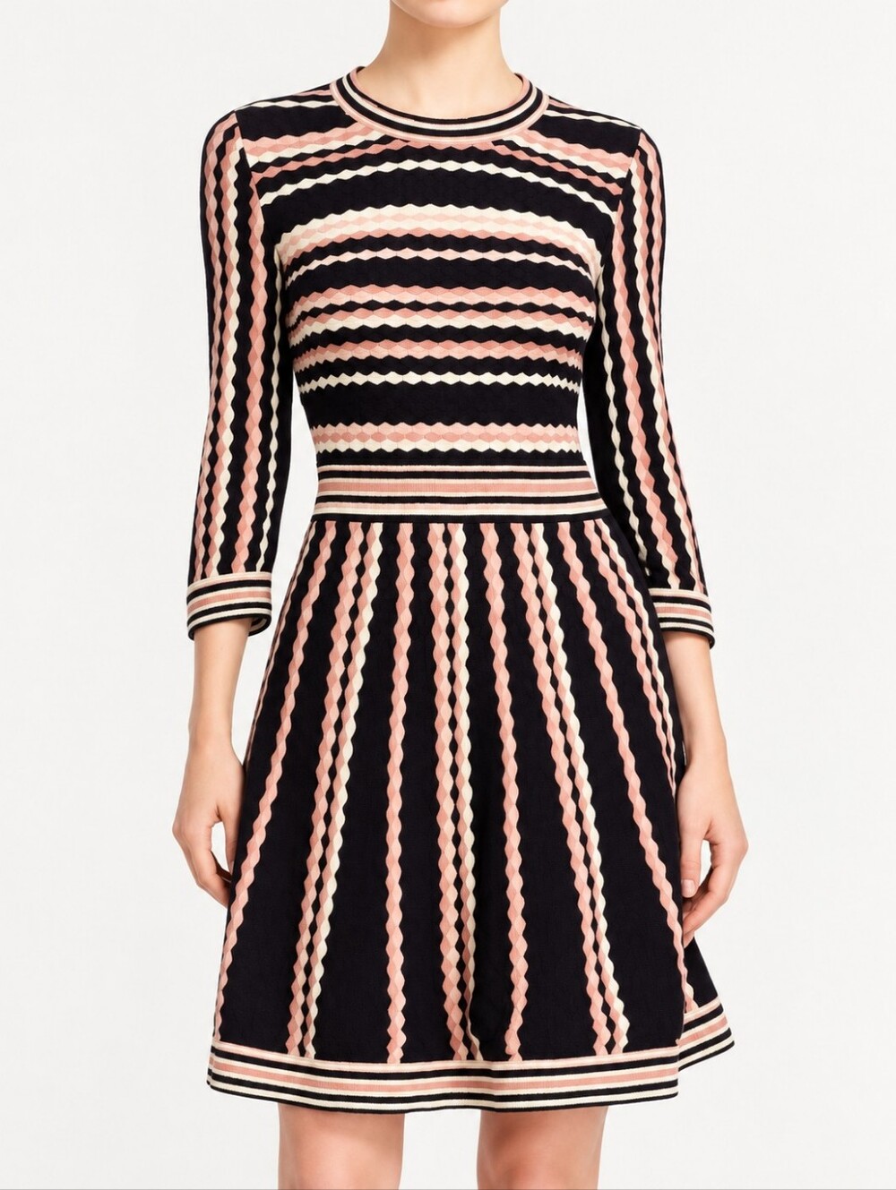 Kate Spade Scalloped sweater dress size S